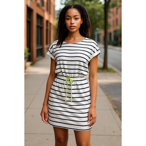 (D-100) Womens dress short sleeves size S, I’m limited edition just like you - Picture 1 of 6